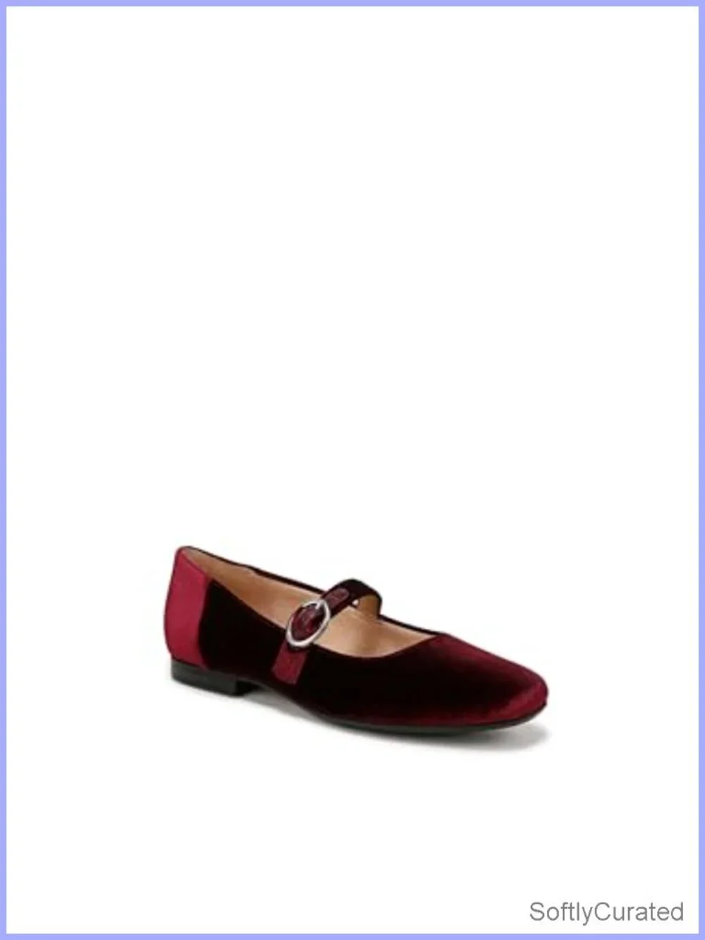 Naturalizer Women's Kelly Mary Jane Ballet Flat Velvet